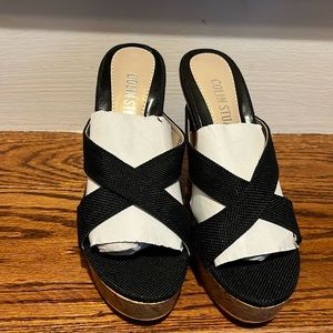 COLIN STUART womens wedge sandals size 6